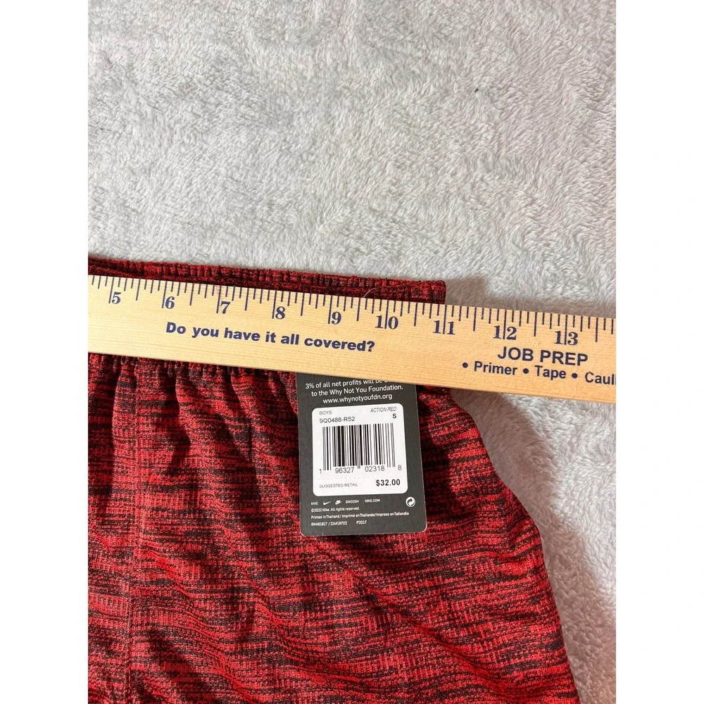 Nike 3BRAND‎ Russell Wilson Boys Basketball Shorts Red Black Yellow Size Small